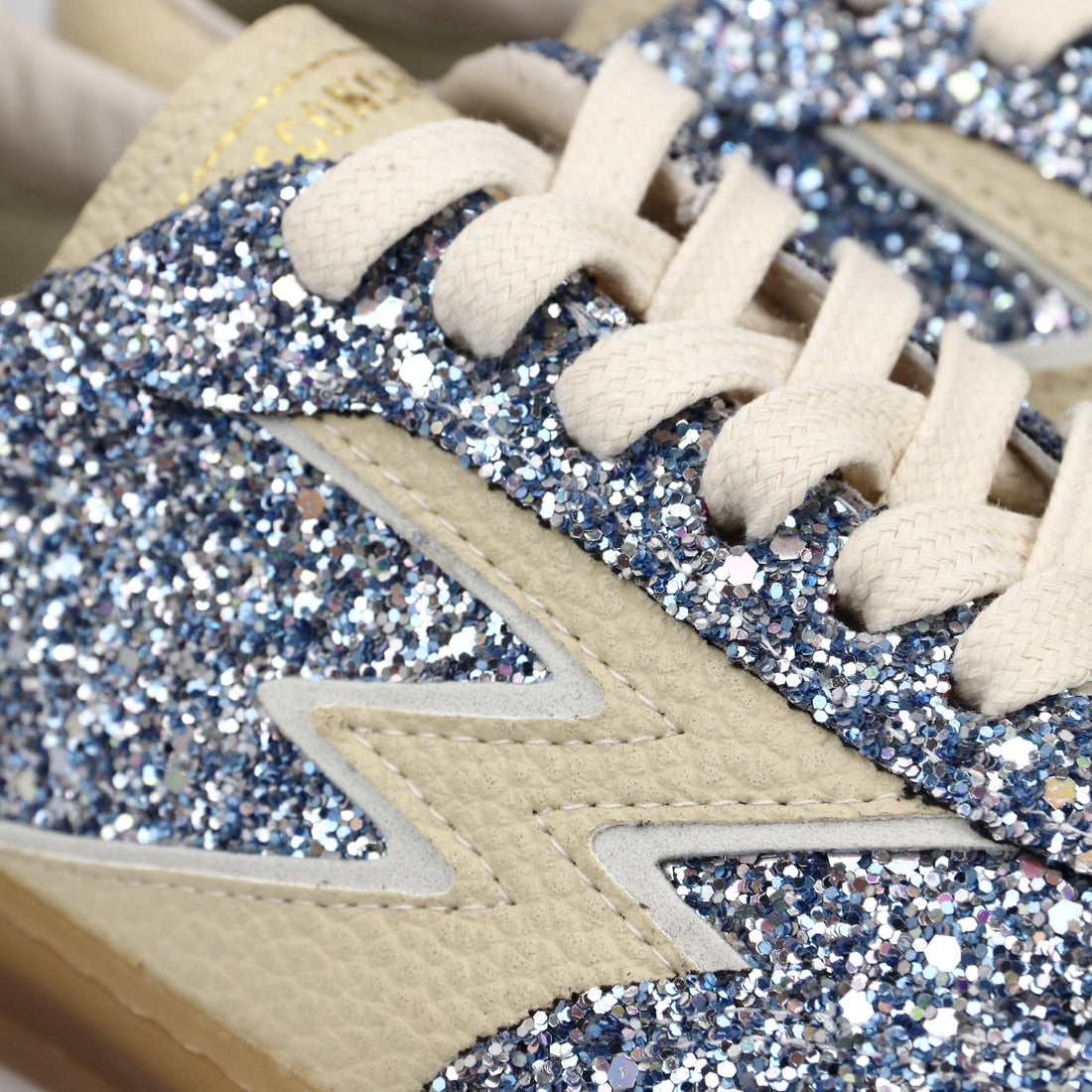 Sneaker Club Glitter Silver Blue