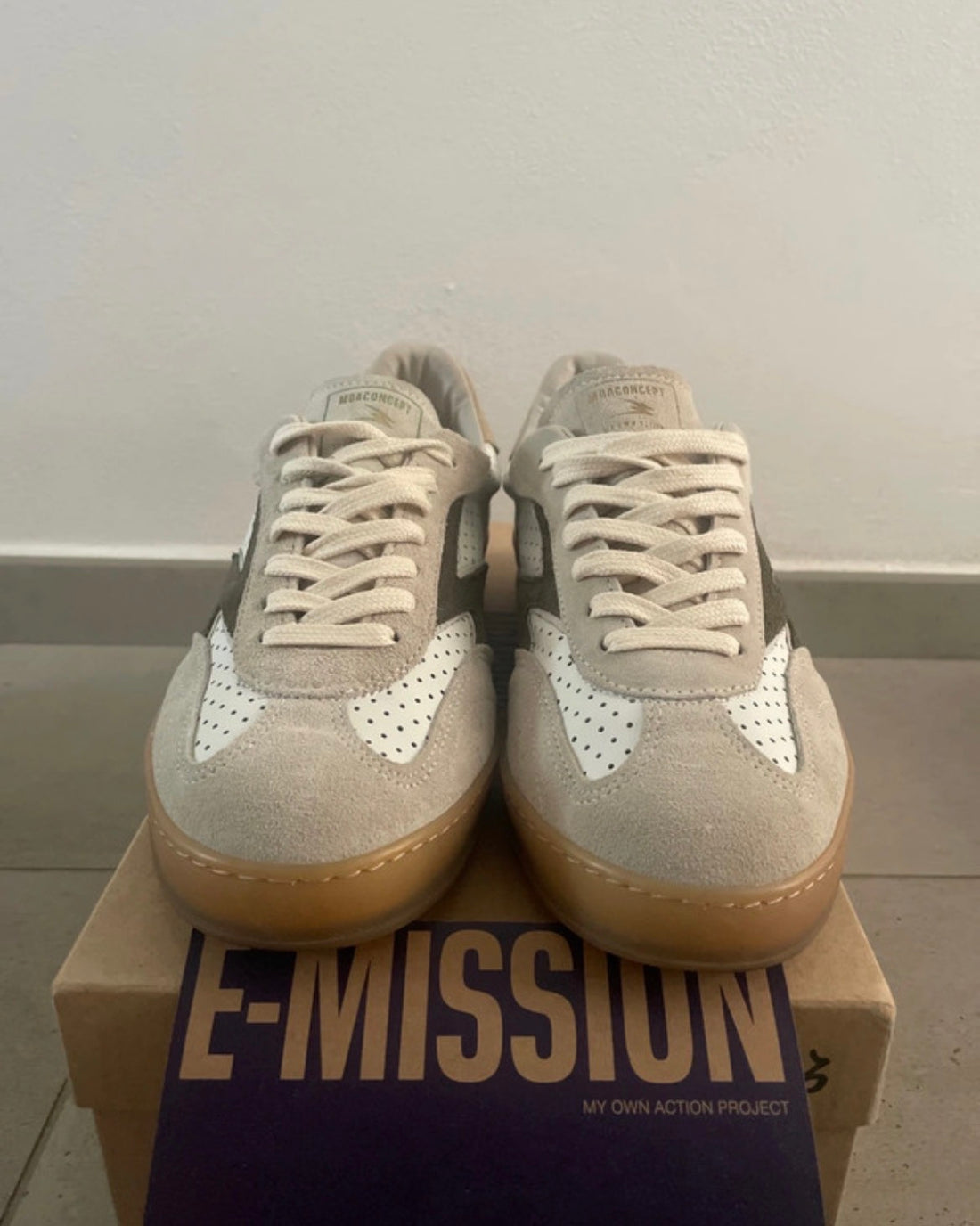SNEAKER CLUB TABACCO UOMO