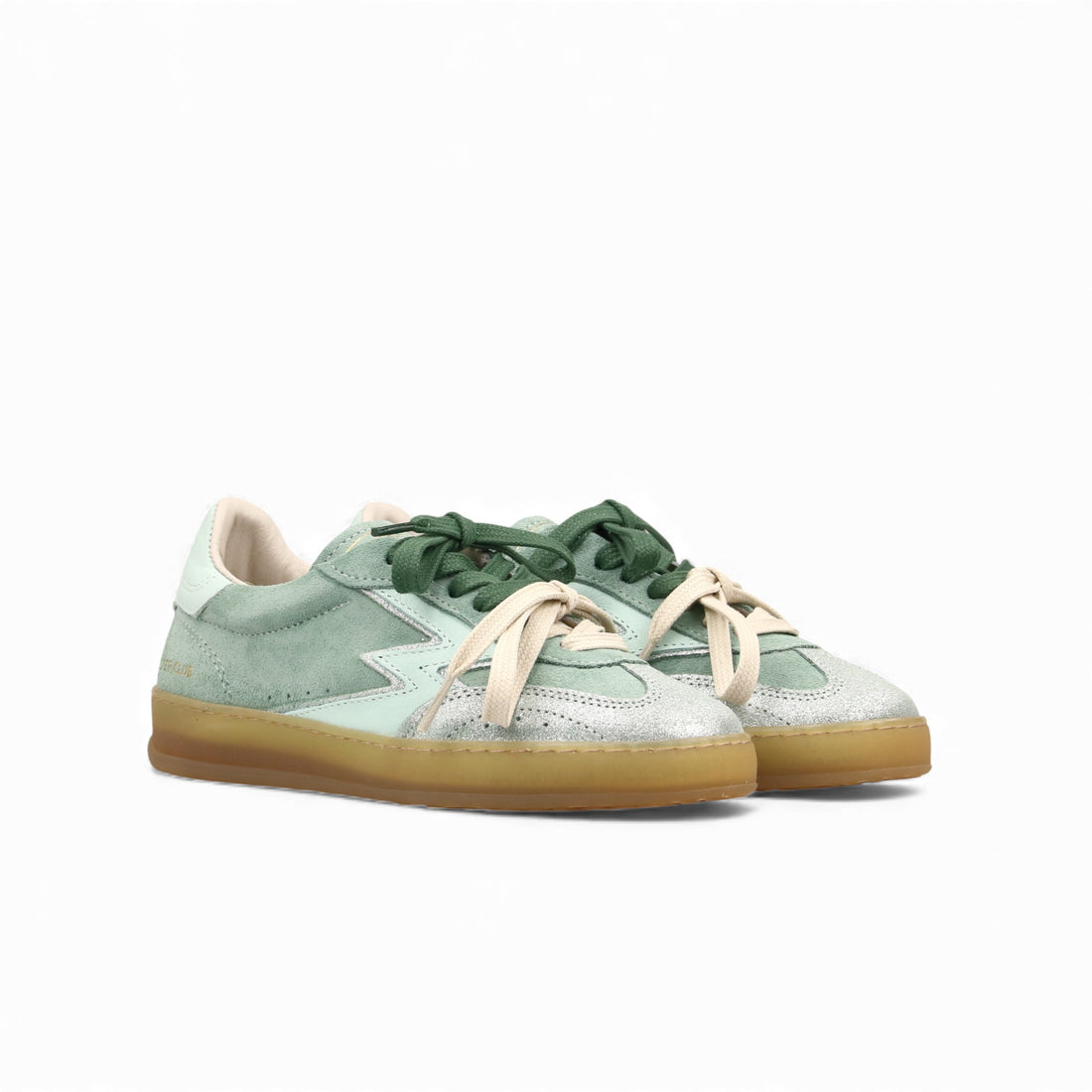 Sneaker Club Suede Verde Menta