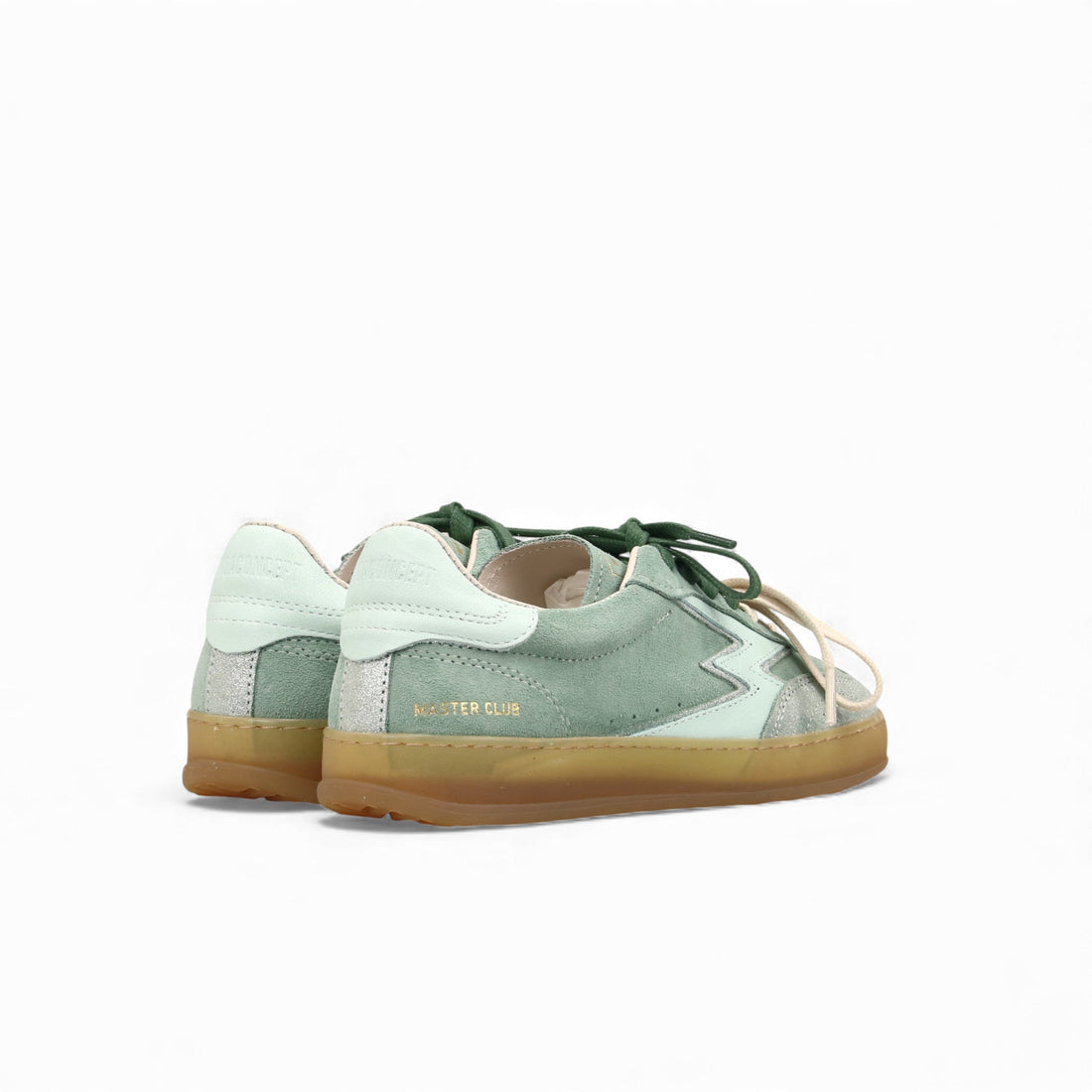 Sneaker Club Suede Verde Menta