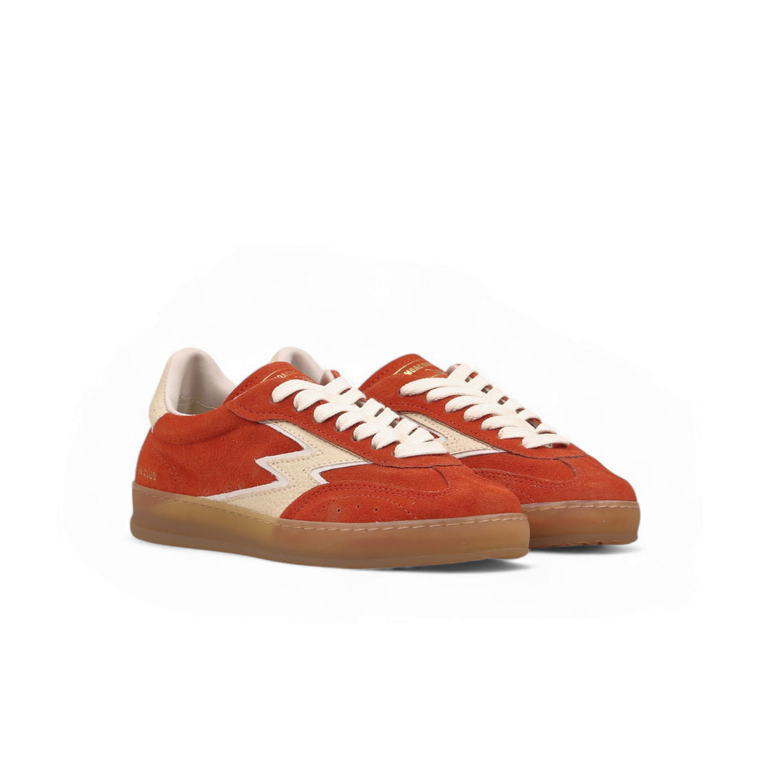 Sneaker Club Suede Arancio Intenso