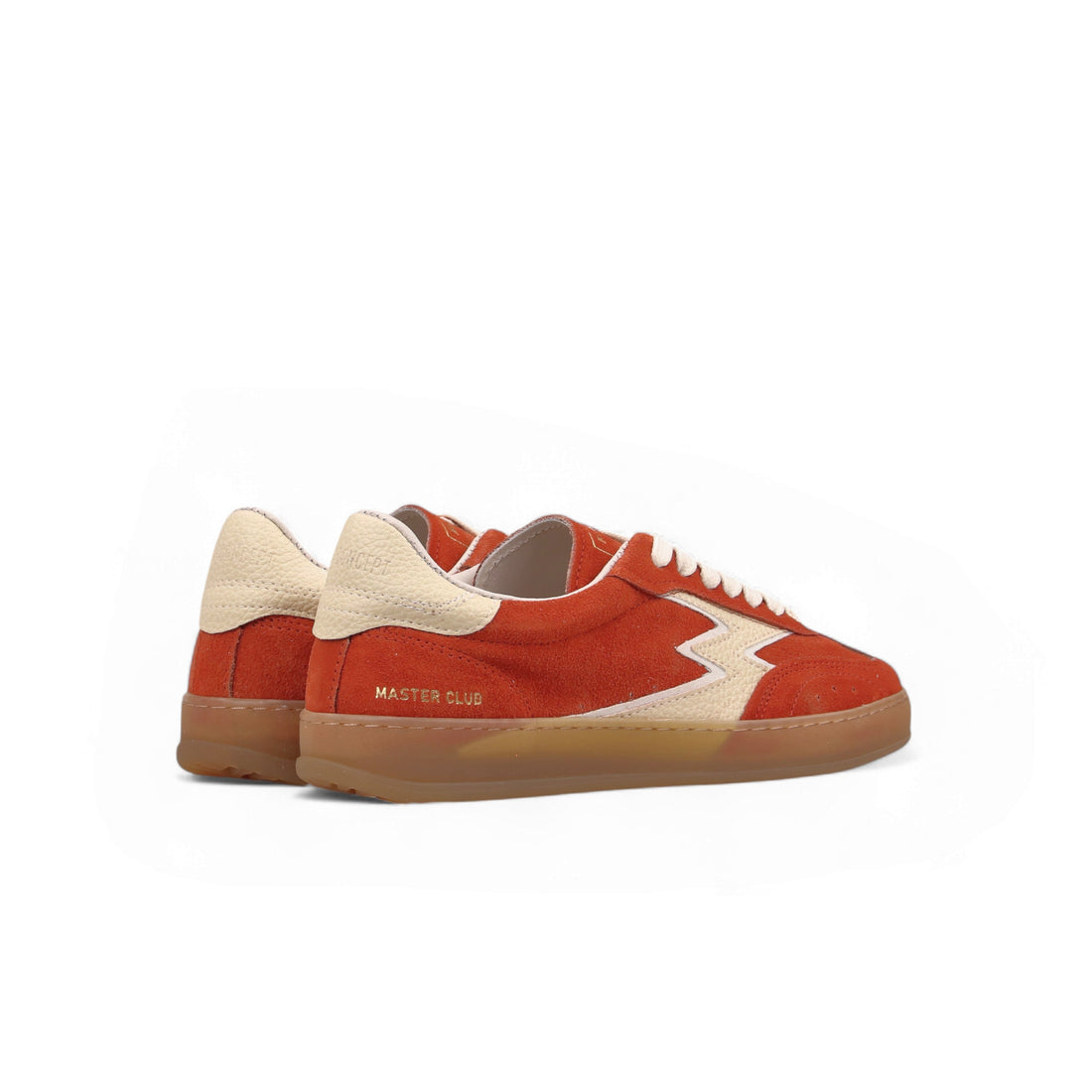 Sneaker Club Suede Arancio Intenso