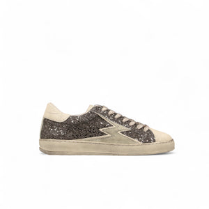 Sneaker Iconic Glitter Argento