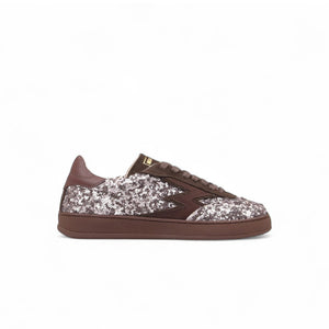 GUNMETAL SEQUIN CLUB SNEAKER
