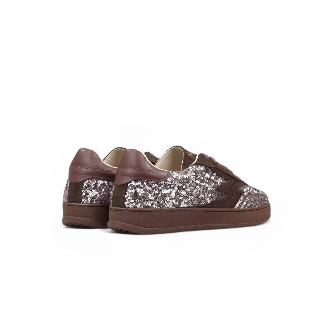 GUNMETAL SEQUIN CLUB SNEAKER