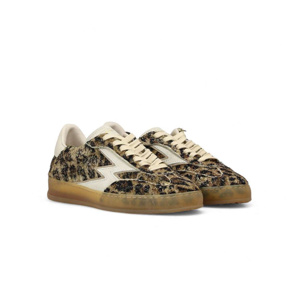 SNEAKER CLUB SABBIA STAMPA LEOPARDO