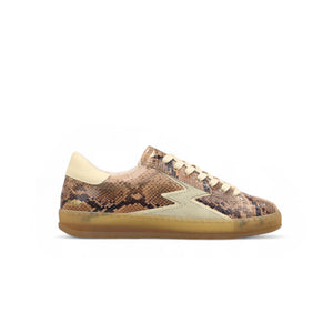 Sneaker Iconic Logo Pitone Cipria