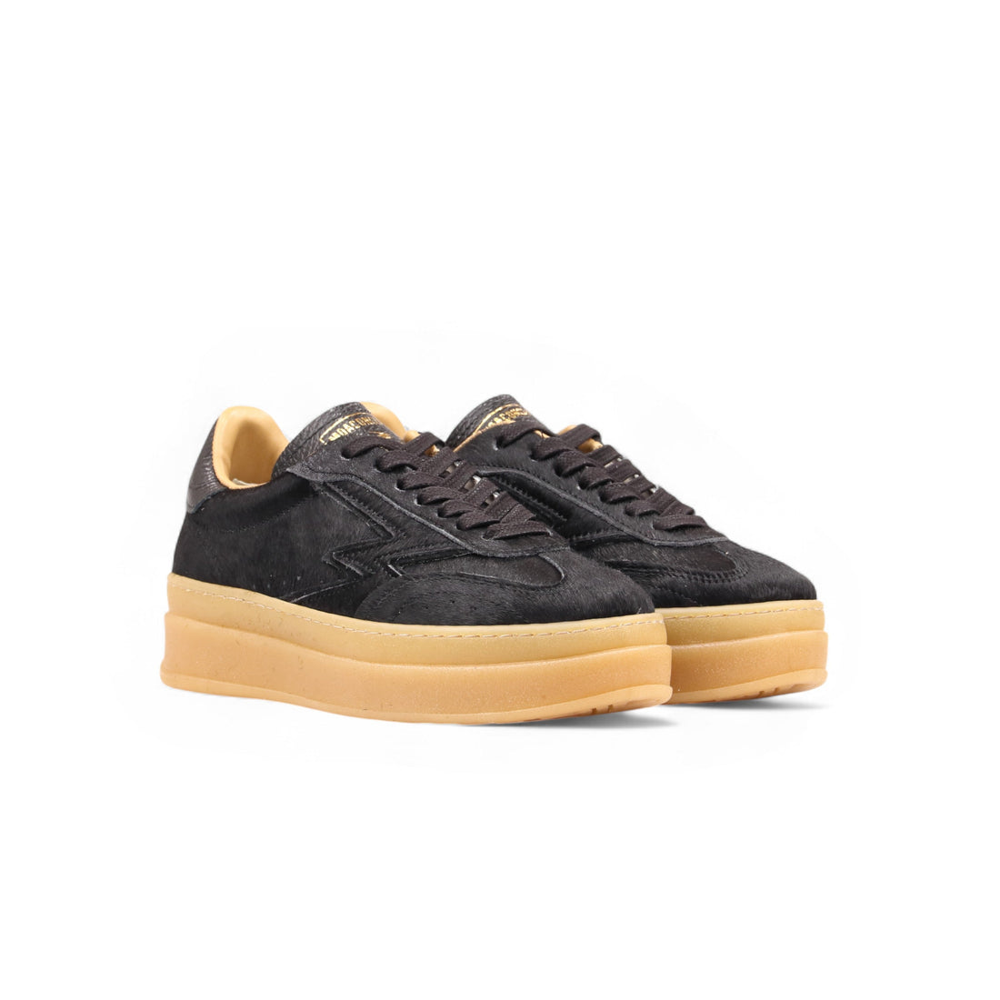 SNEAKER DOUBLE CLUB CAVALLINO NERO