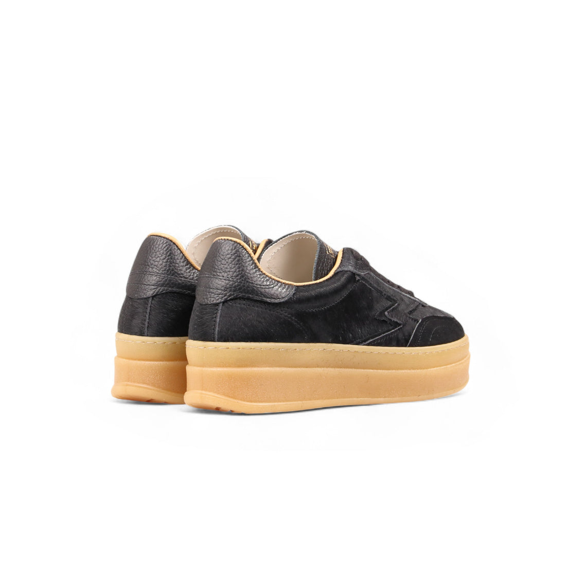 SNEAKER DOUBLE CLUB CAVALLINO NERO