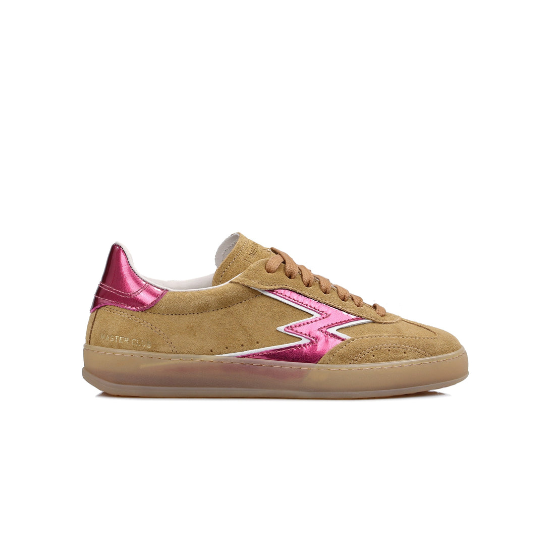 Sneaker Club logo laminato rosa