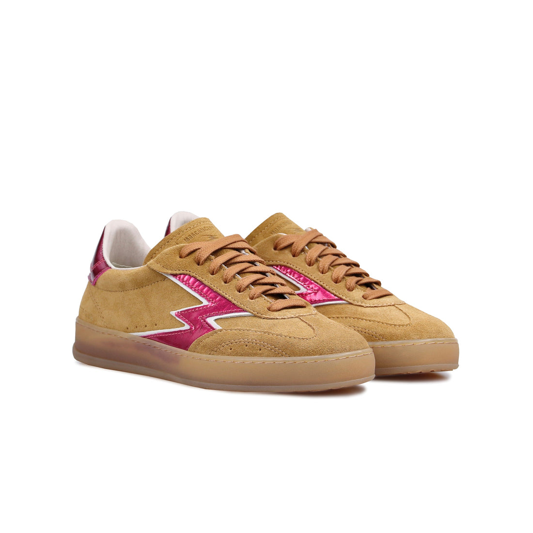 Sneaker Club logo laminato rosa