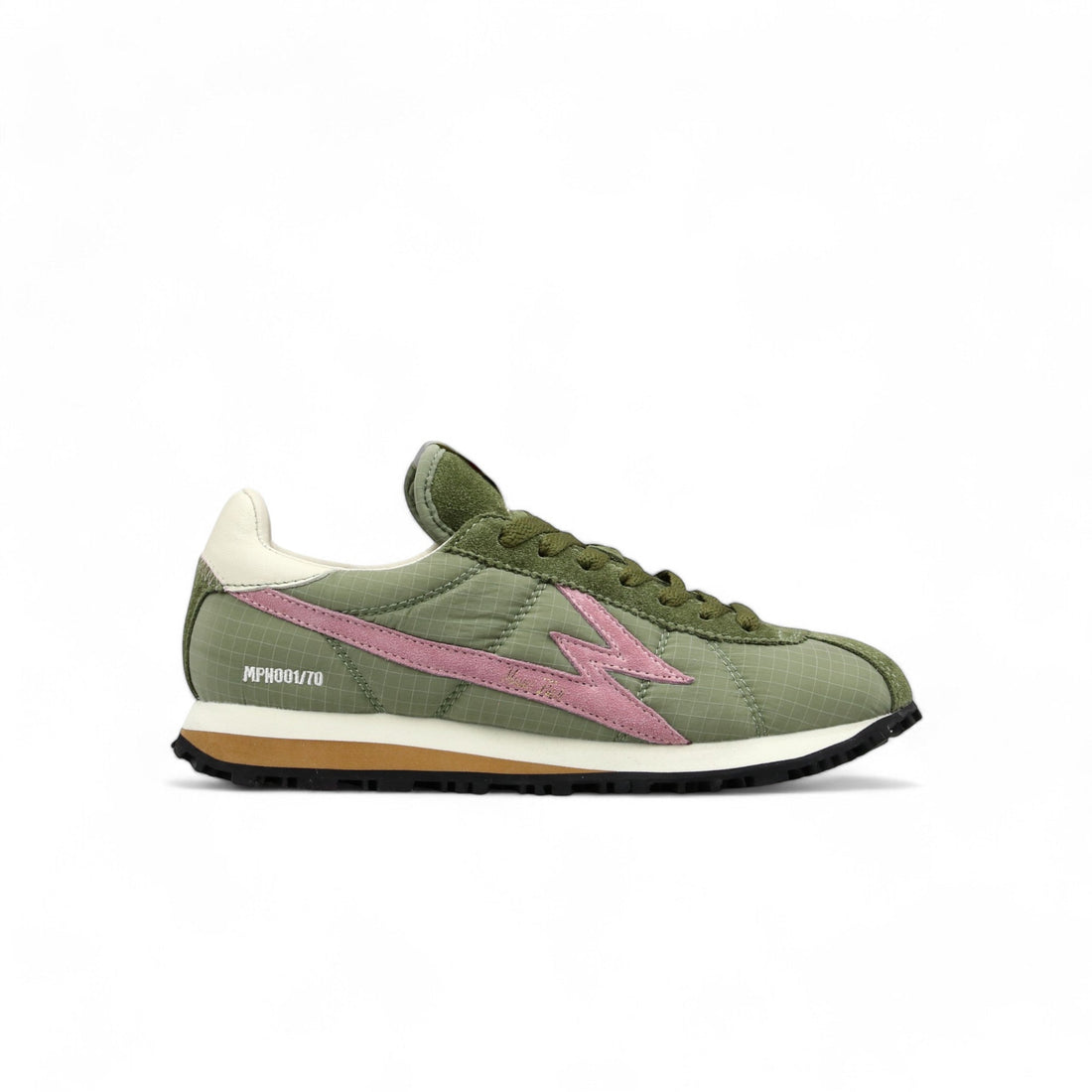 SNEAKER FLASH NYLON VERDE MILITARE