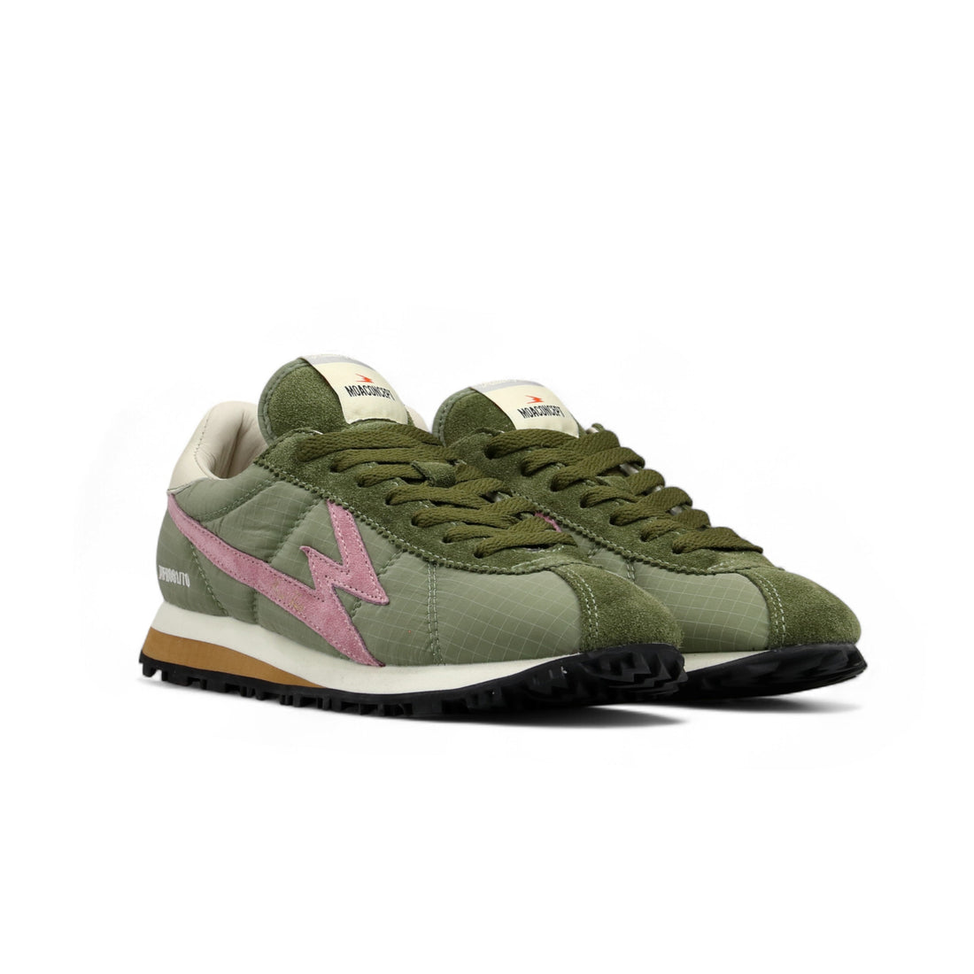 SNEAKER FLASH NYLON VERDE MILITARE