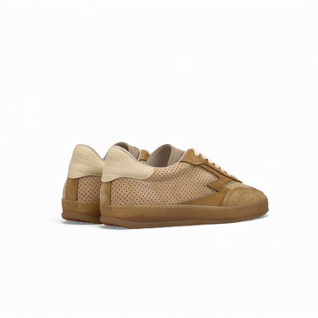 Sneaker Club Caramello Pelle Traforata