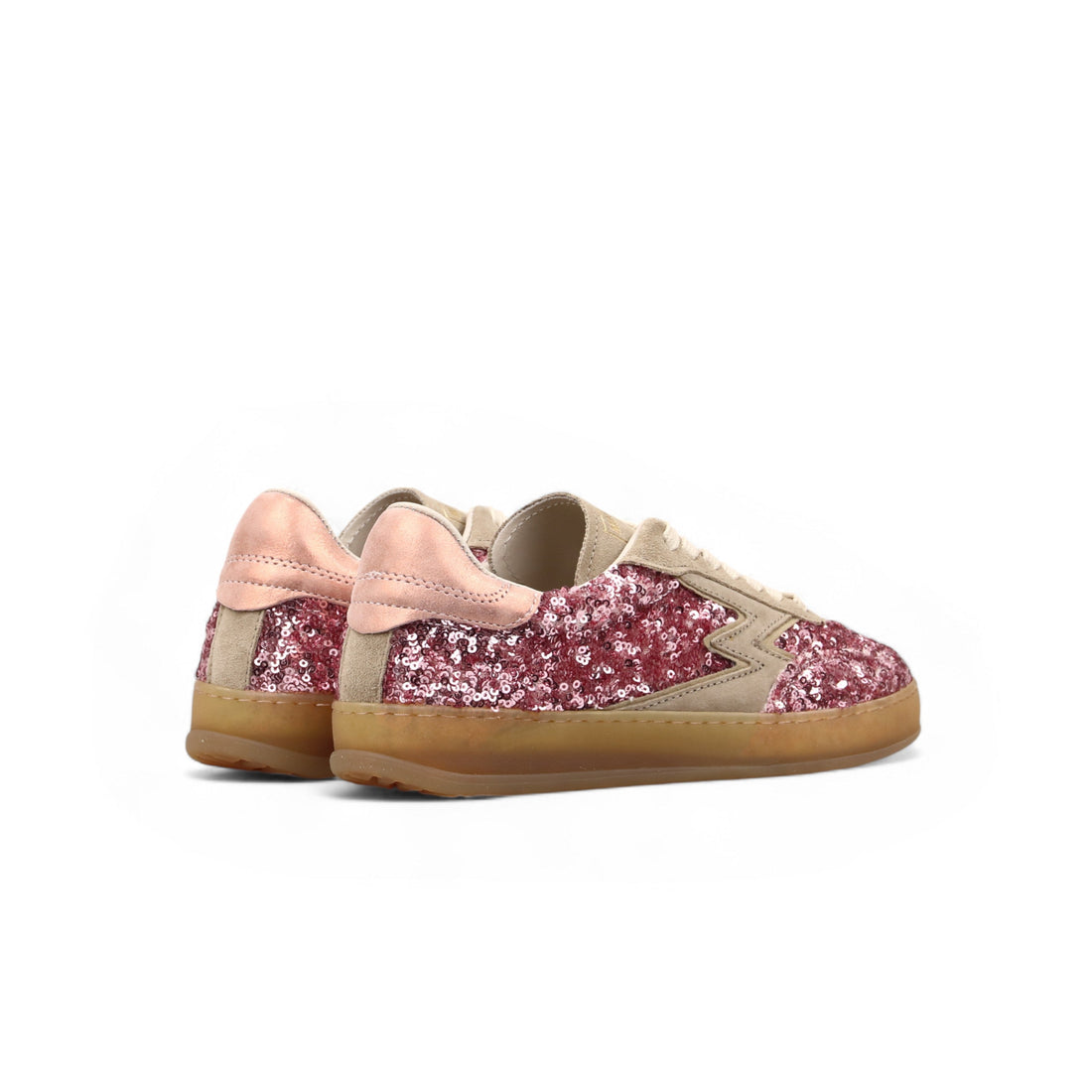 SNEAKER CLUB PAILLETTES ROSA