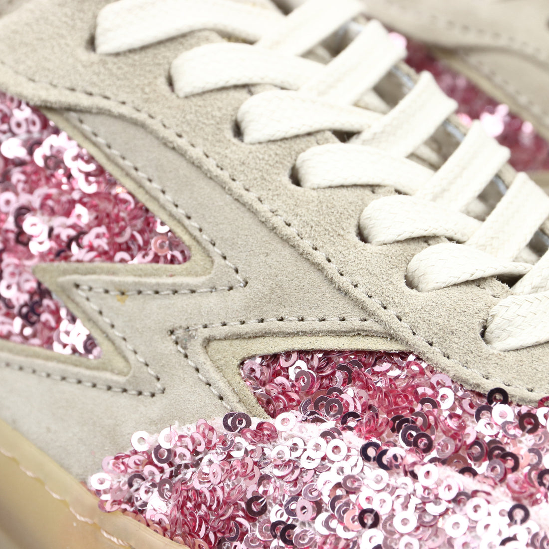 SNEAKER CLUB PAILLETTES ROSA