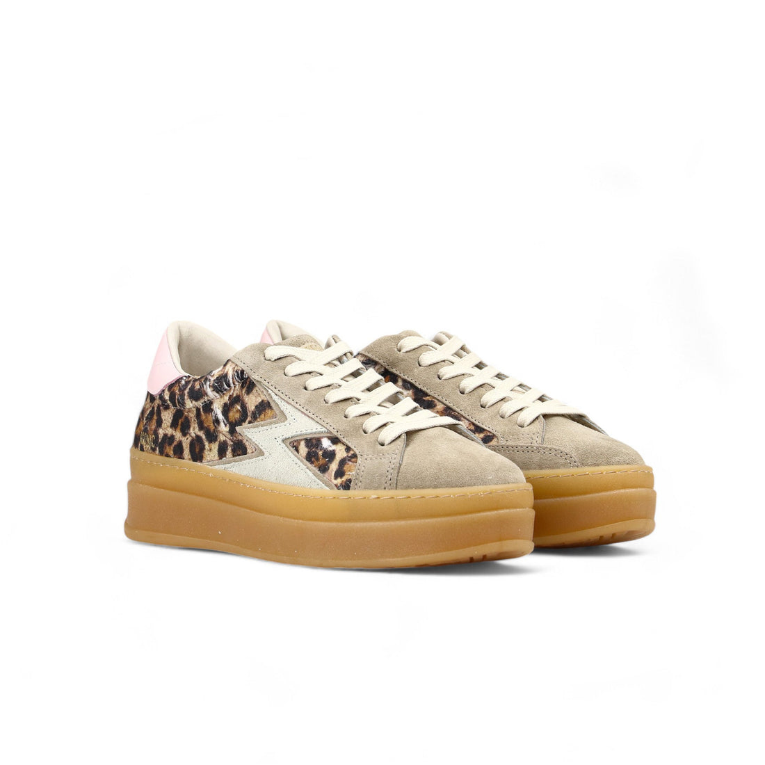 Sneaker Iconic Double Leopardo