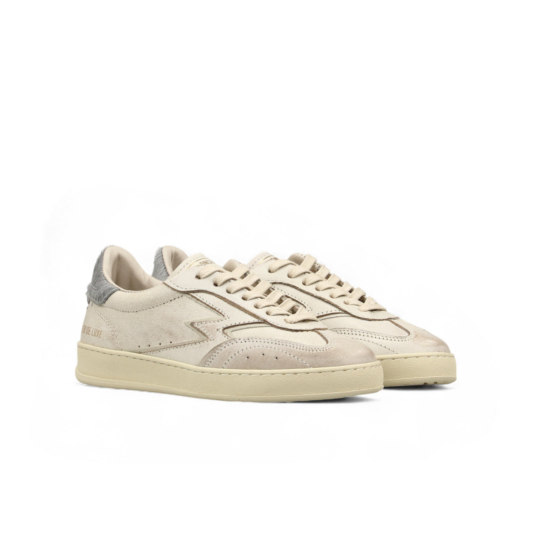 Sneaker Club Off White Crackle E Cavallino Silver