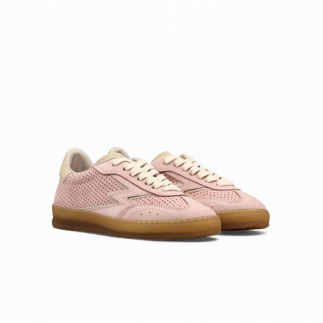 Sneaker Club Baby Pink Pelle Traforata