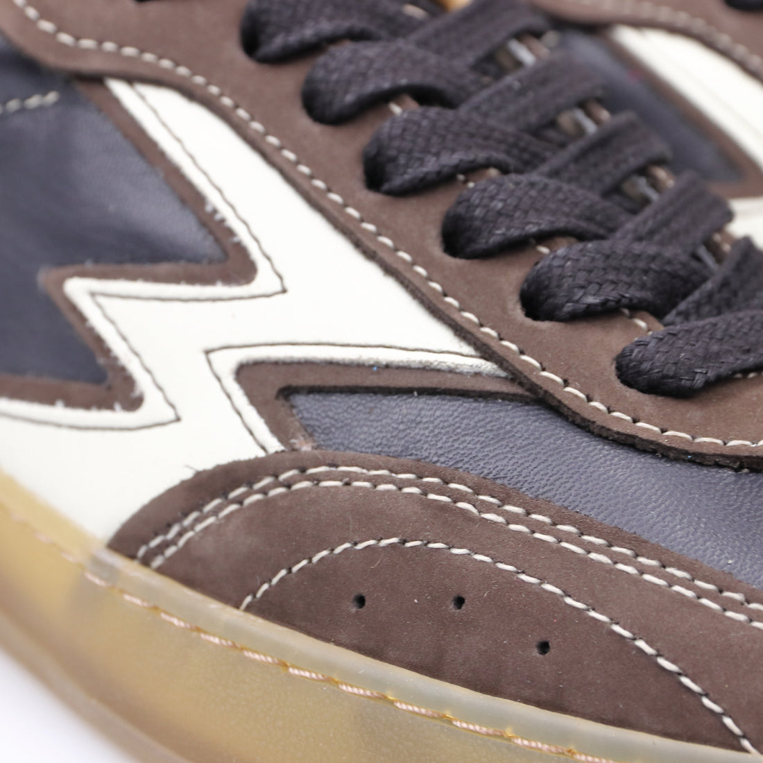 Sneaker Club marrone dettagli nabuk donna