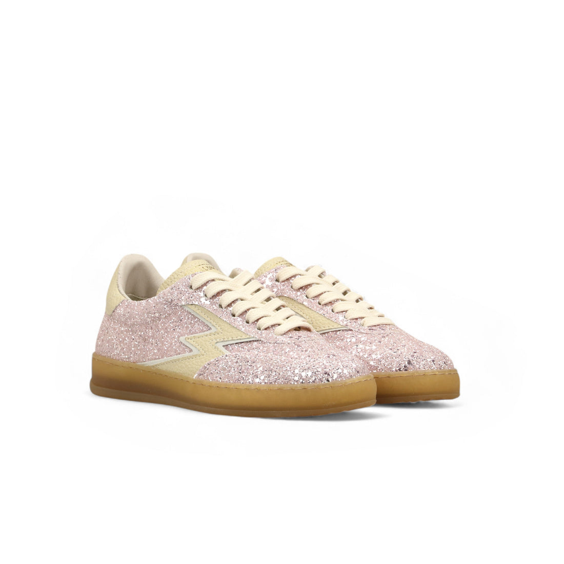 Sneaker Club Glitter Rosa Tenue