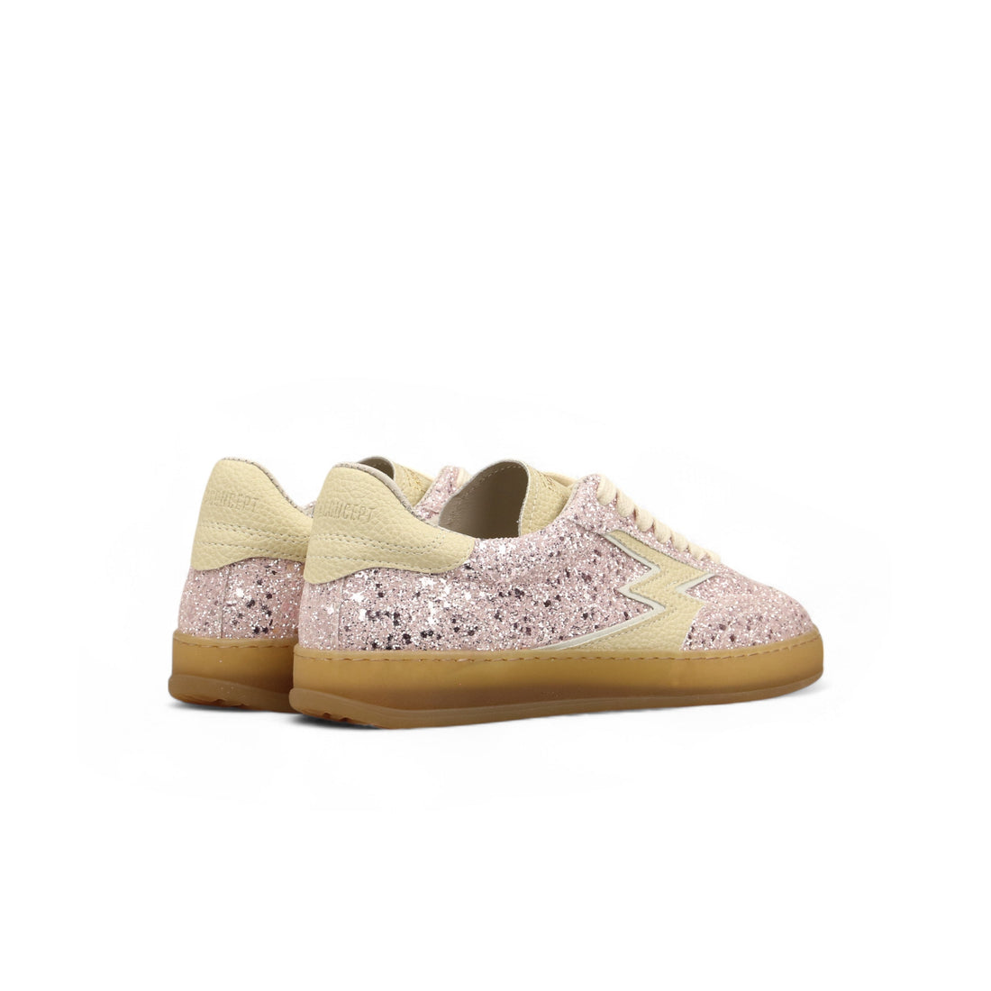 Sneaker Club Glitter Rosa Tenue