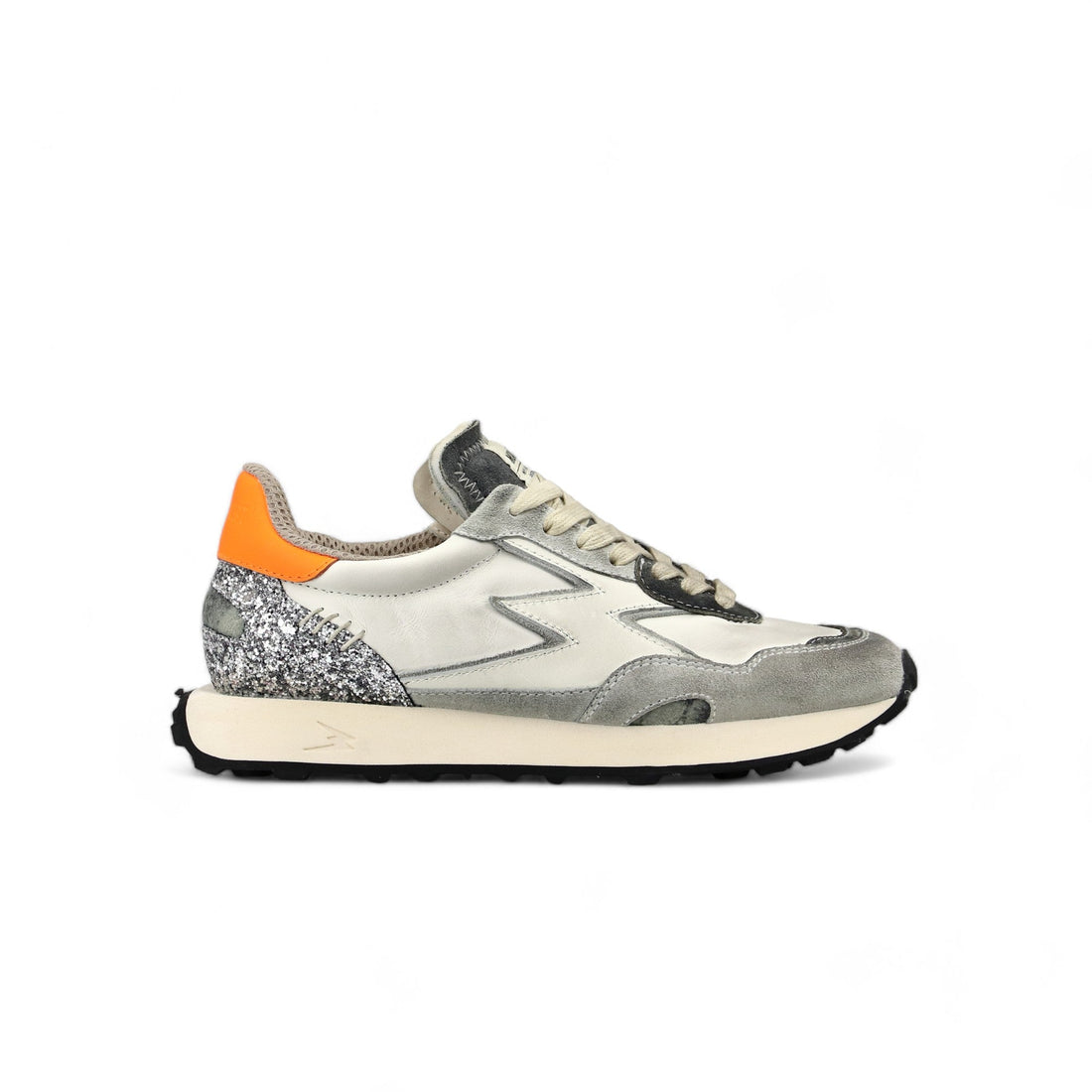 Sneaker Hype Bianche con Glitter