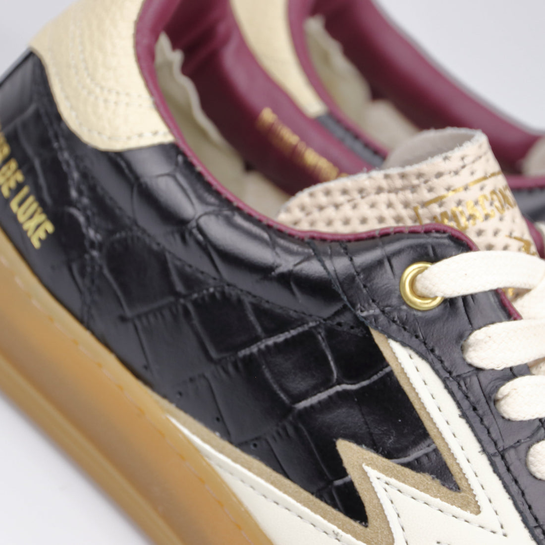 SNEAKER CLUB COCCODRILLO NERA