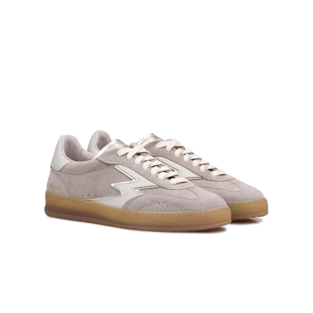 Sneaker Club Grigio dettagli laminati