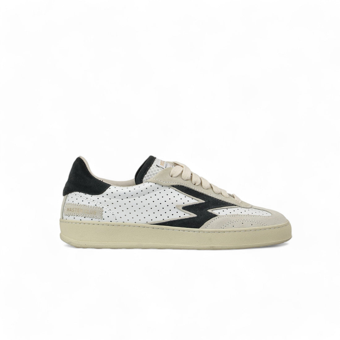 Sneaker Club Bianca Logo nero