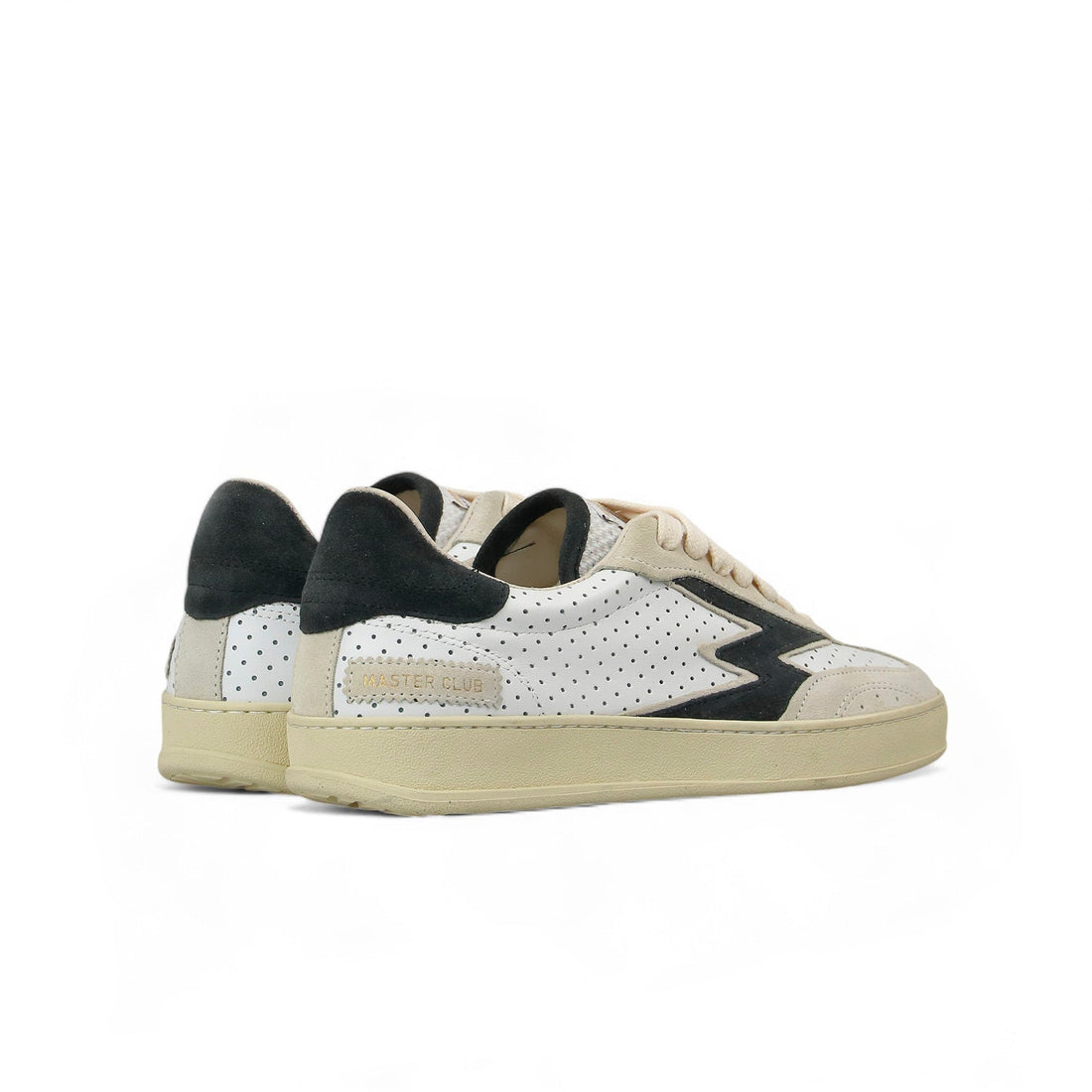 Sneaker Club Bianca Logo nero