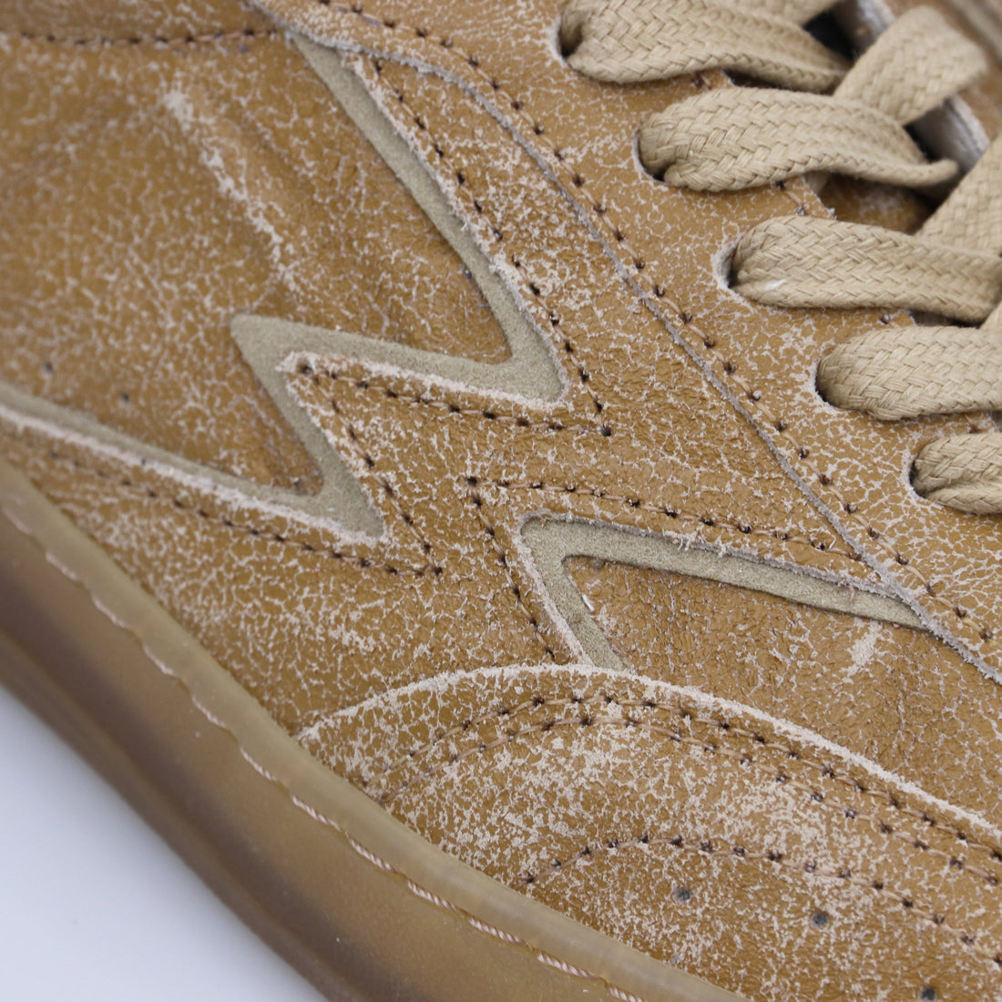 Sneaker Club Cognac Crackle E Chocolate Suede