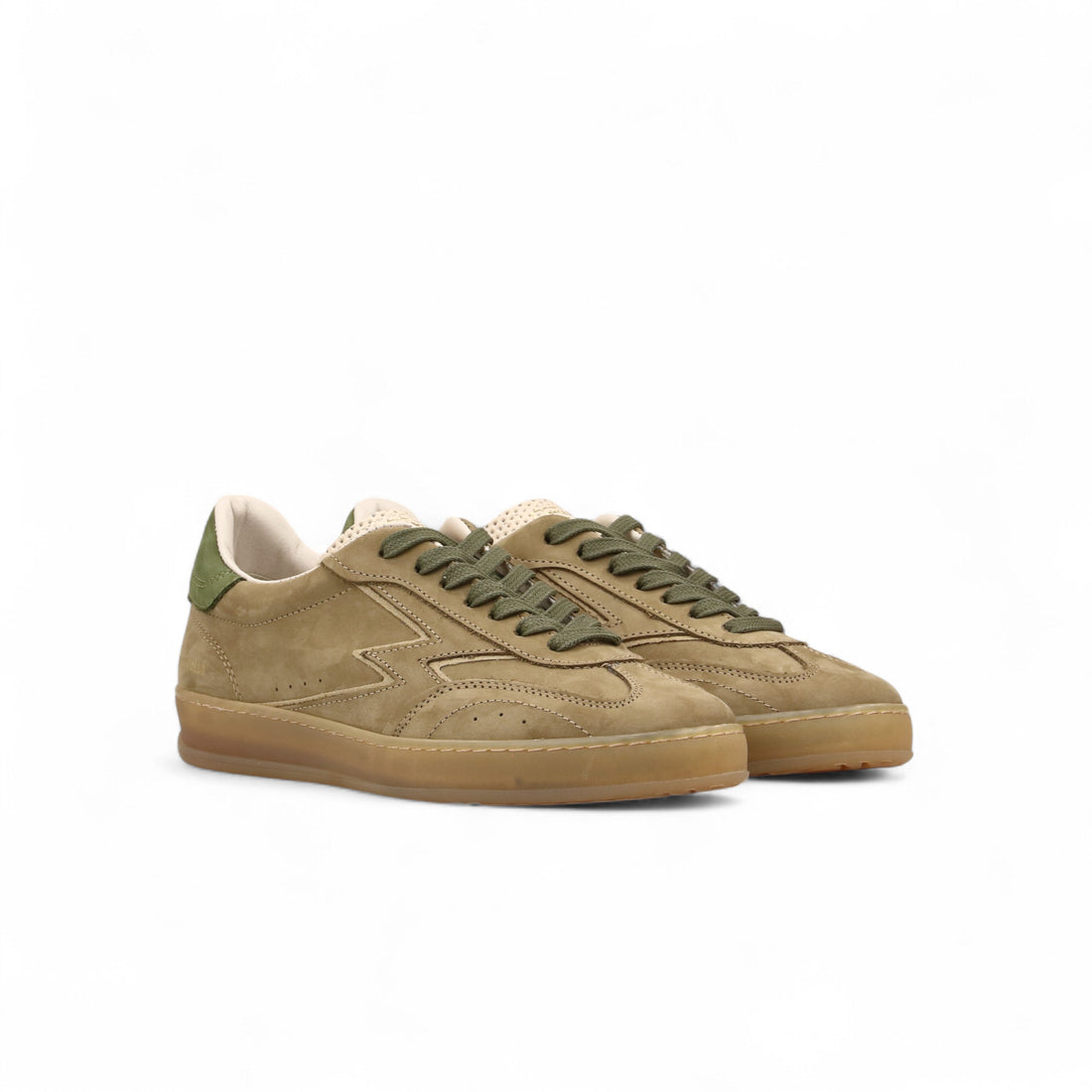 Sneaker Club Verde Militare Nabuk
