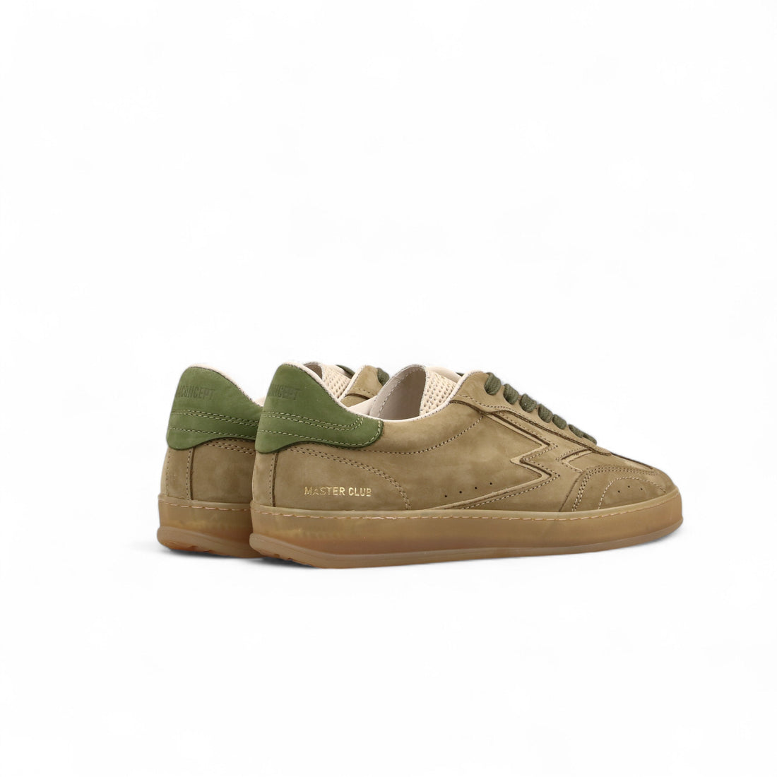 Sneaker Club Verde Militare Nabuk
