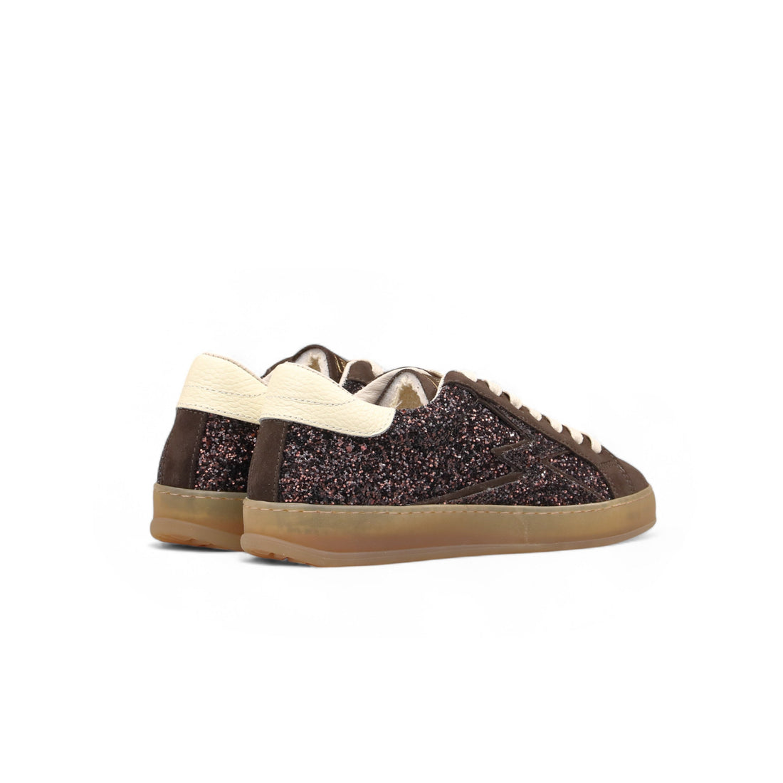 SNEAKER ICONIC GLITTER MOKA