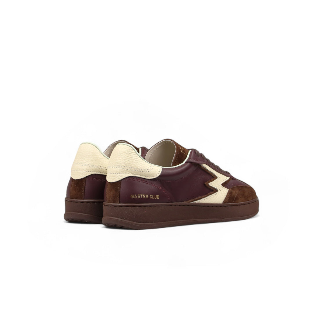 SNEAKER CLUB PELLE BORDEAUX SCURO