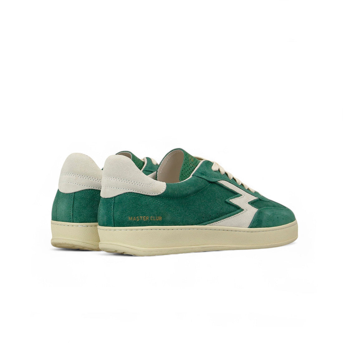Sneaker Club Suede Verde Logo Off-White Uomo