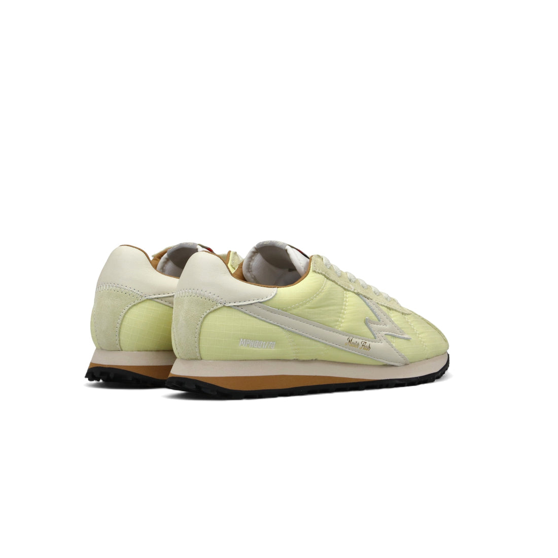 Sneaker Flash Nylon Giallo e Off White