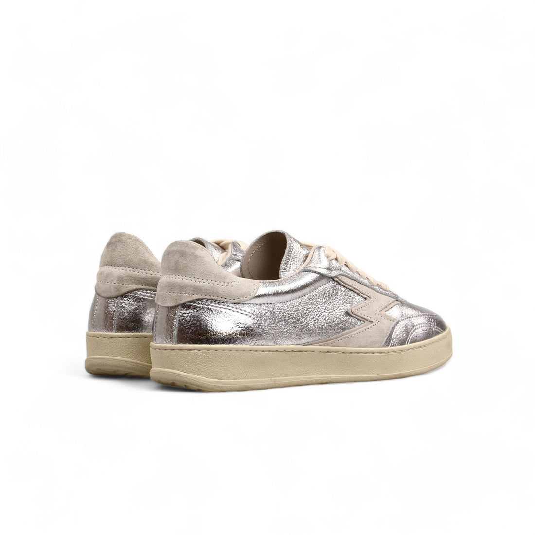 Sneaker Club argento laminato