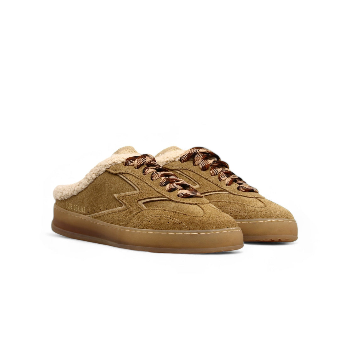Sneaker Club Deluxe Mule Suede Cammello