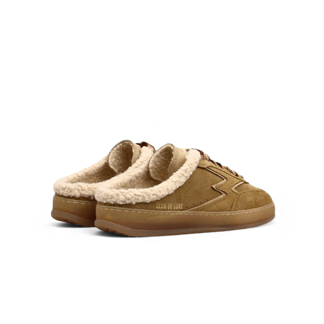 Sneaker Club Deluxe Mule Suede Cammello