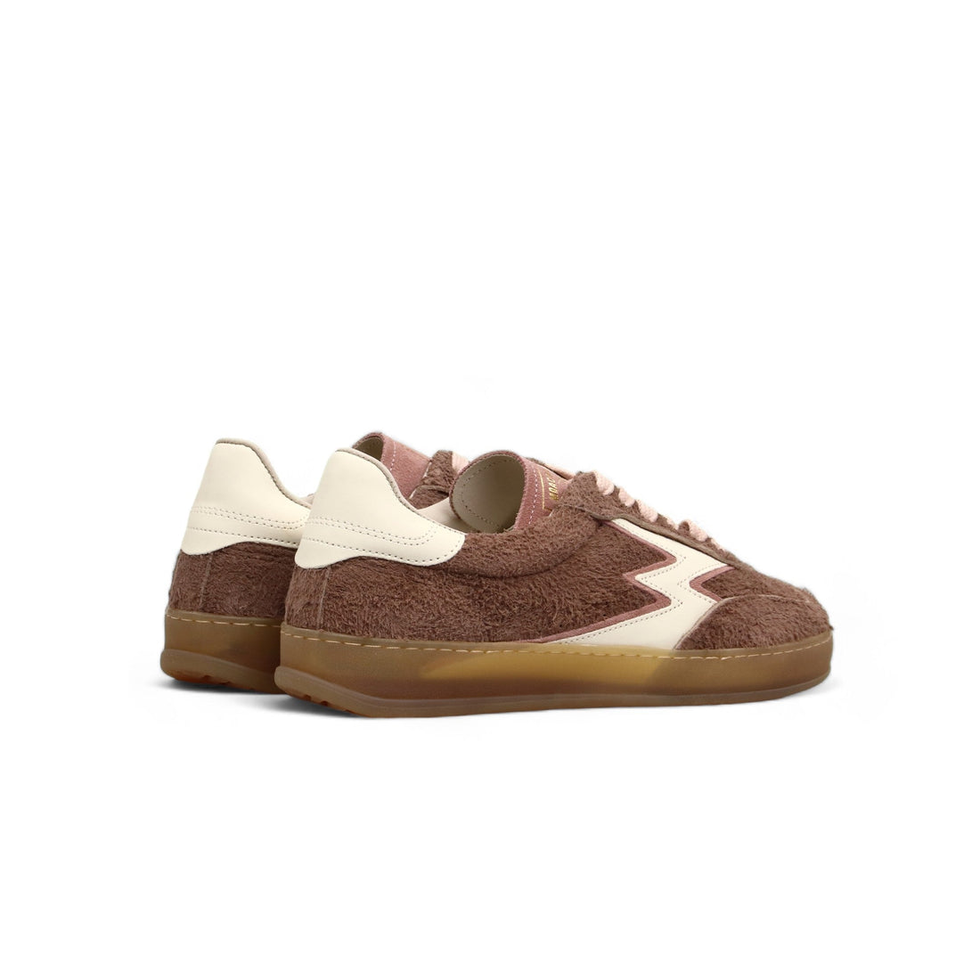 Sneaker Club Suede Nude Rosa