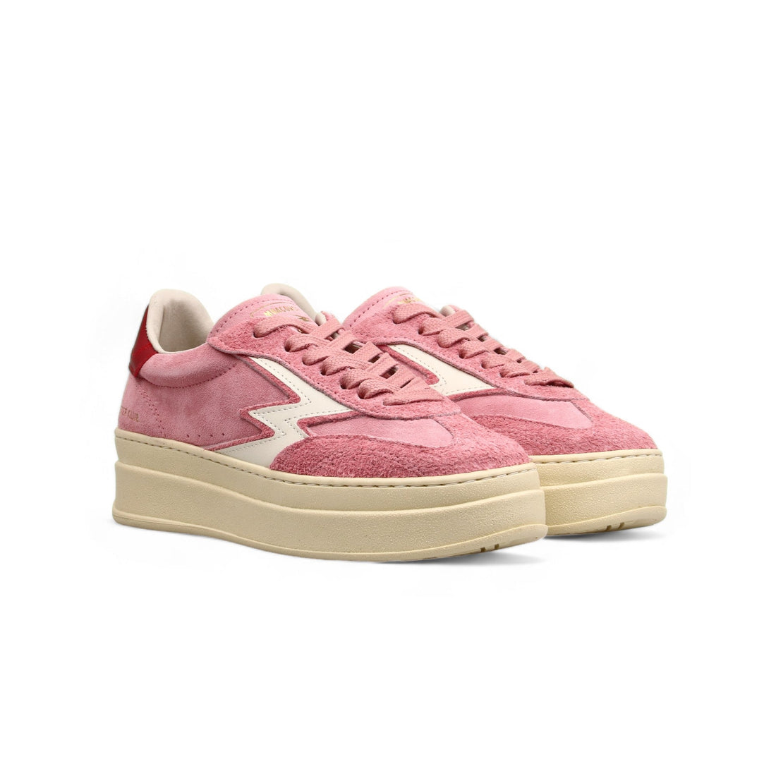 Sneaker Double Club Deluxe Suede Rosa